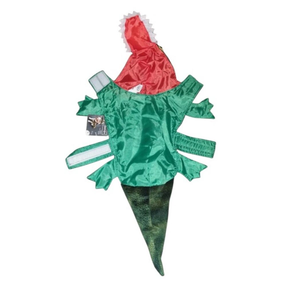 NWT Dog Bootique Halloween Green Alligator Dog Costume Size Large 17"-19" Long - Picture 3 of 4